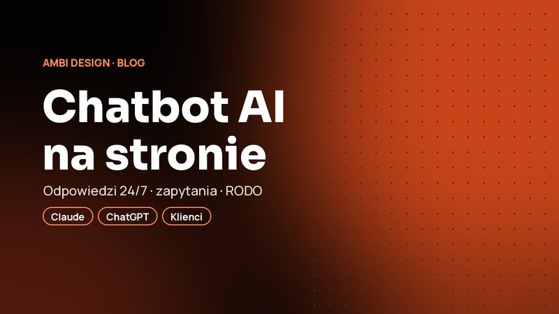 Chatbot AI na stronie: czy opłaca się małej firmie?