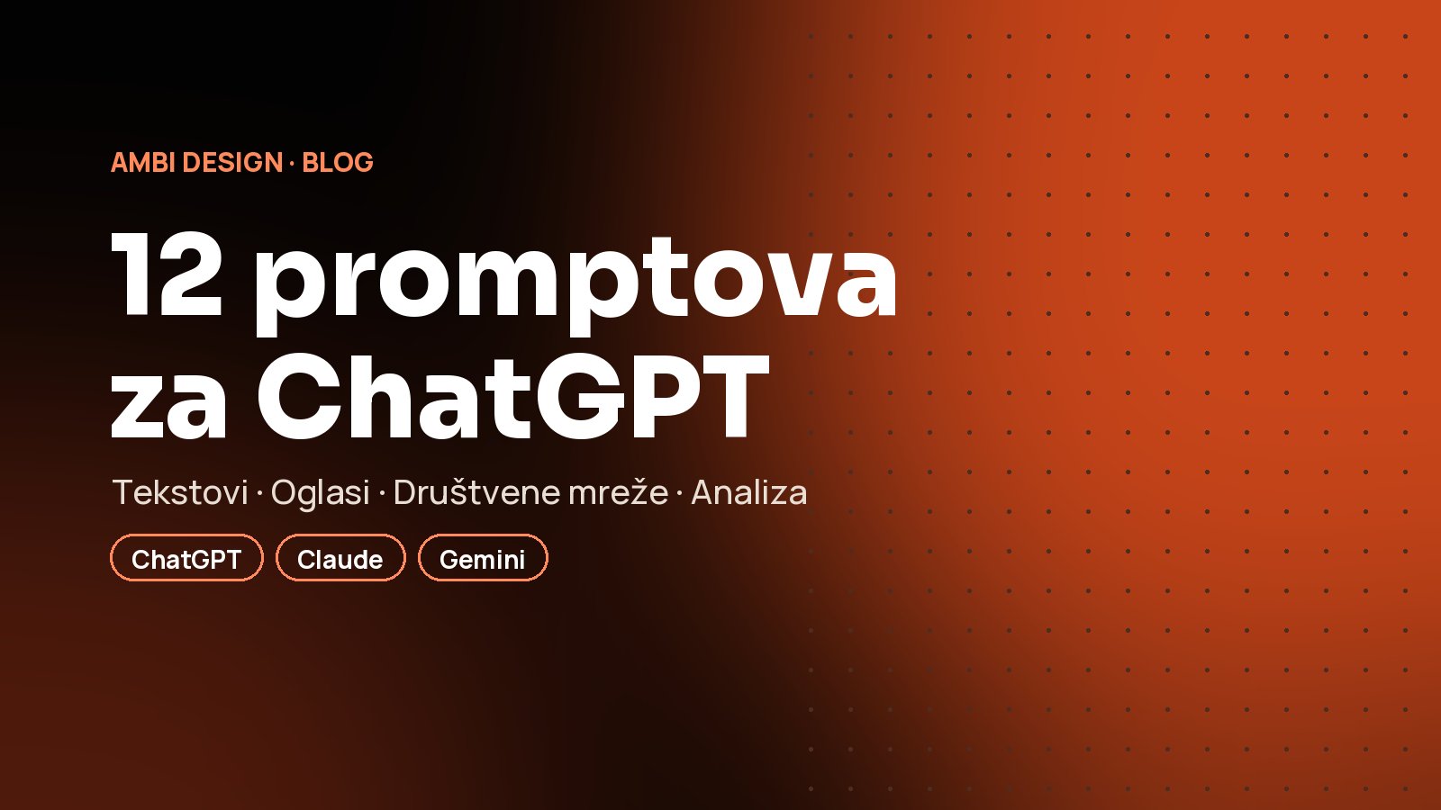 ChatGPT za male firme: 12 promptova za marketing koji štede sate
