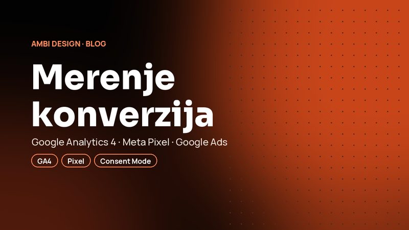 Merenje konverzija pomoću GA4 i Meta Pixela: zašto oglasi bez njega troše novac
