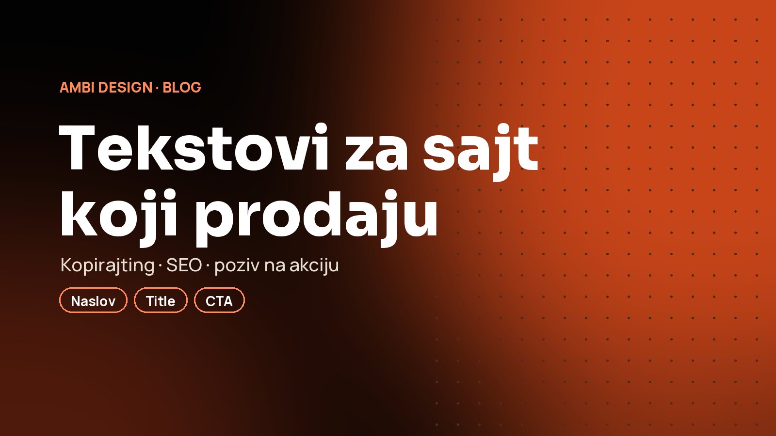 Tekstovi za sajt koji prodaju i rangiraju se na Googlu