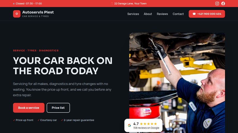 Autoservis Piest – Car service & tyres