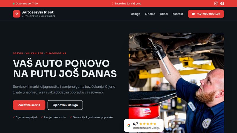 Autoservis Piest – Auto-servis i vulkanizer