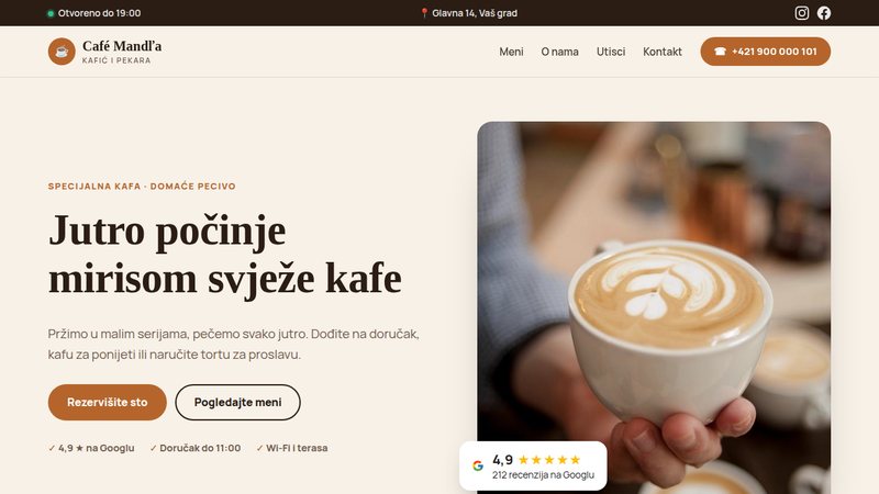 Café Mandľa – Kafić i pekara