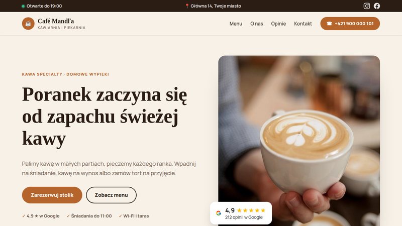 Café Mandľa – Kawiarnia i piekarnia