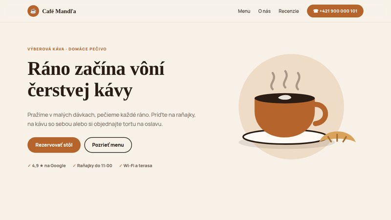 Café Mandľa – Kaviareň a pekáreň