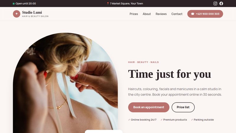 Studio Lumi – Hair & beauty salon